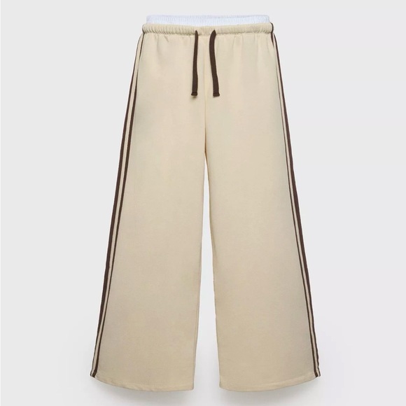 Zara Pants - Zara Double Waisted Wide Leg Pant_NWT